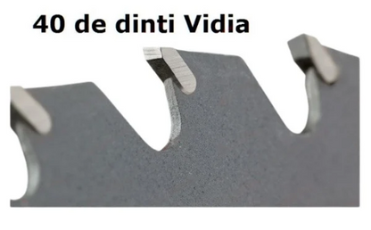 Disc pentru motocoasa 230 x 40T cu aripi Craft tec MX628