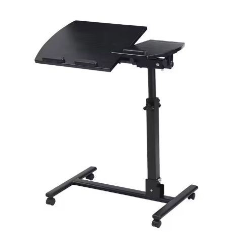 Masuta laptop din metal cu blat laminat, inaltime reglabila