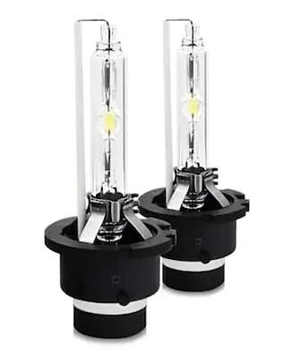 Set 2 becuri Xenon D4S White auto pentru far suport plastic 35W 4300K