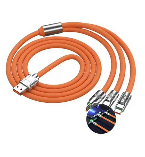 Cablu de date / Cablu de incarcare 120W Q SJ300 USB / TypeC la iOS / TypeC / Micro
