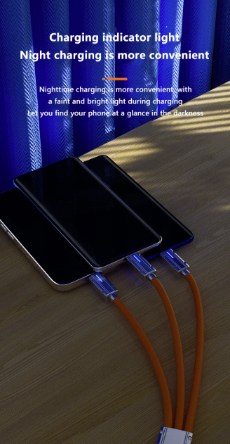 Cablu de date / Cablu de incarcare 120W Q SJ300 USB / TypeC la iOS / TypeC / Micro