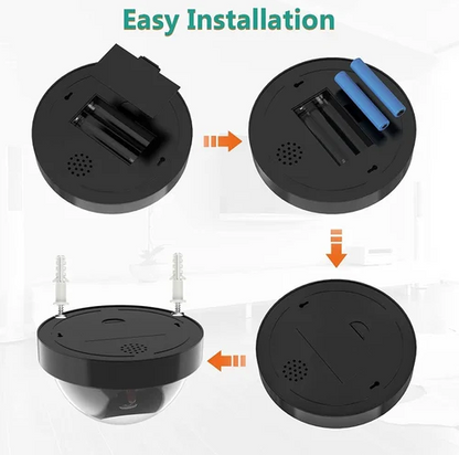 Camera supraveghere video FALSA interior-exterior cu led indicator rosu