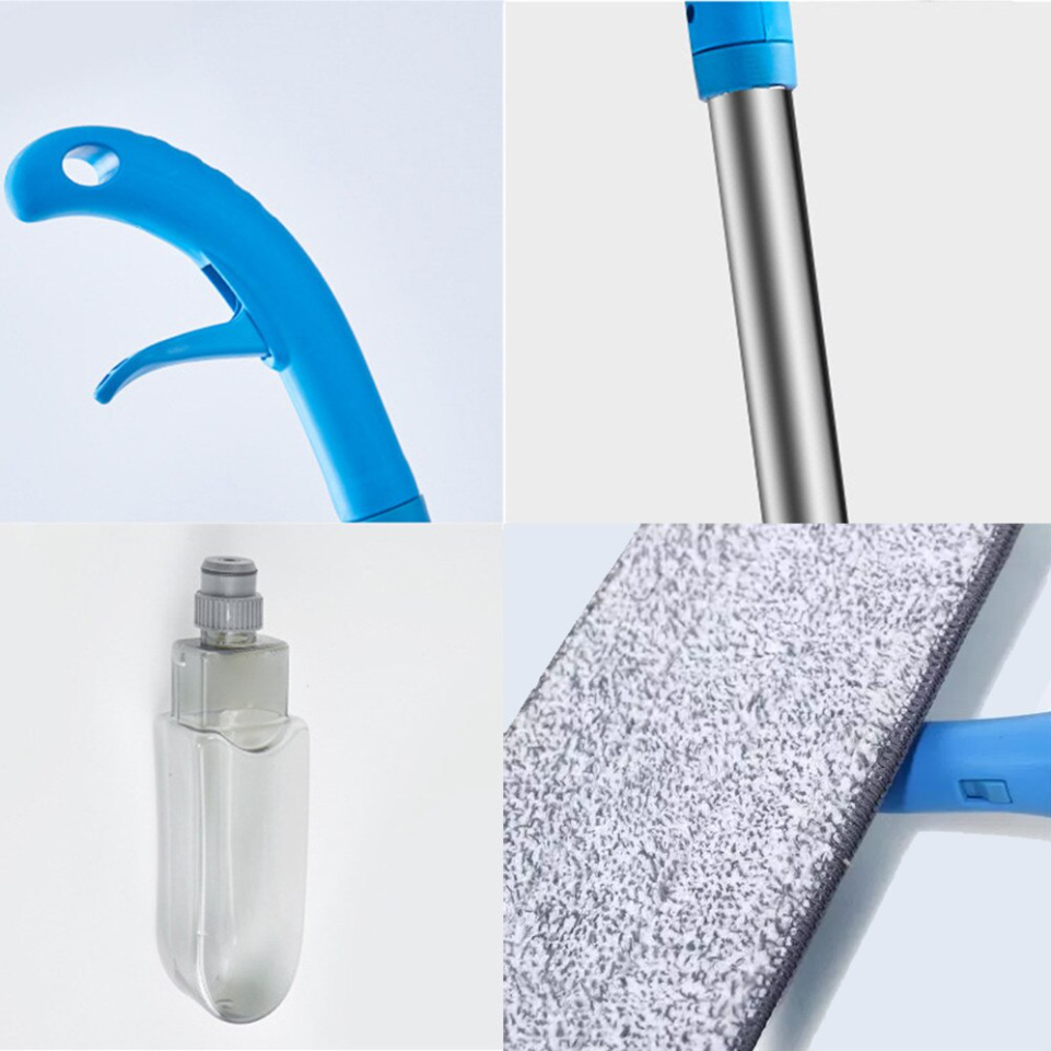 Mop cu rezervor incorporat, cu laveta absorbanta si microfibra