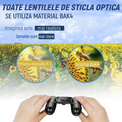 Binoclu 30x60 Lentile Premium, Vedere Nocturna, 120-1000m, Usor de focalizat, Rezistent La Apa
