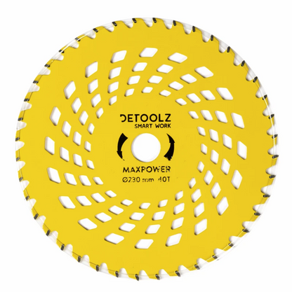 Disc motocositoare 40T Vidia, 230 x 25.4 x 2 mm, MaxPower