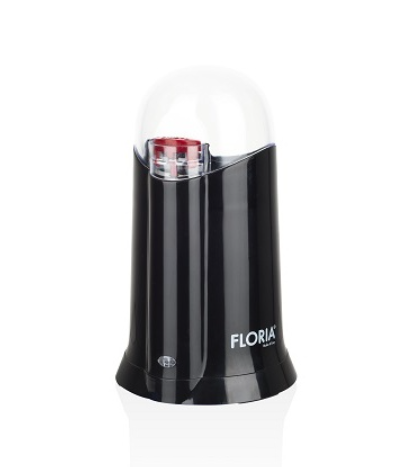 Rasnita Electrica Floria ZLN-3087 Negru, Putere 200W, Capacitate 60 gr, Cuva otel inoxidabil