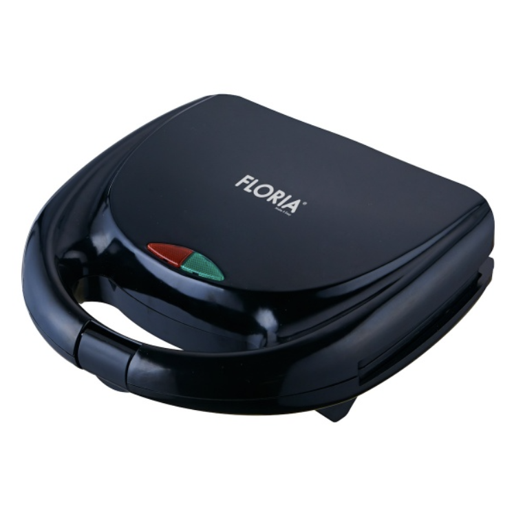 Sandwich maker Floria, putere 750w, invelis exterior rezistent la caldura, indicator luminos
