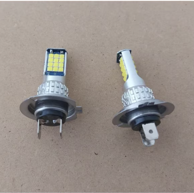 Set 2 Bec Led H7 3030 Smd 90W cu 2 moduri de lumina (rece si calda)