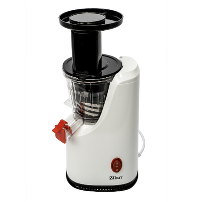 Storcator de fructe si legume cu melc Zilan ZLN-4014, 200 W, 58-65 RPM, Recipient suc 600 ml, Recipient pulpa 600 ml, Functie Reverse
