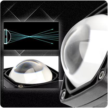 Set 2 LEDURI auto U9 bi-color alb galben