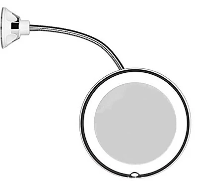 Oglinda Led Machiaj Flexibila cu Ventuza Marire 10x si Iluminare Q TL113