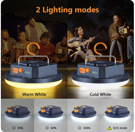 Lampa solara mini Q LED10 putere 10W cu 3 moduri iluminare si agatatoare