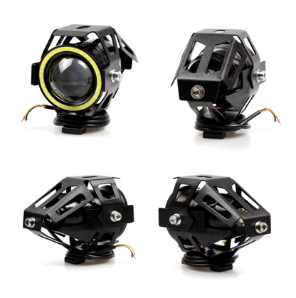 Proiector 12V Moto cu LED 10 W tip U9 Prindere pe Ghidon