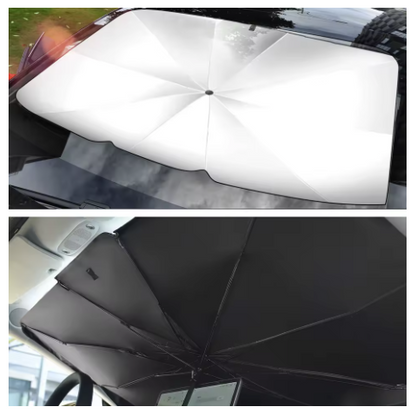 Parasolar pliabil pentru masina tip umbrela 140X60 cm