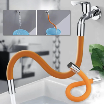 Set 2 x Prelungitor Flexibil Tip Furtun pentru Robinet 50 CM
