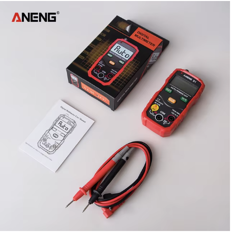 Multimetru Digital S1 profesional, cu ecran LCD, tester automat și inteligent pentru tensiune și curent