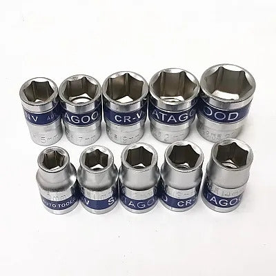 RIB-Set 12 Piese Cheie cu Clichet 1/2" Capete Chei Tubulare 10-22mm