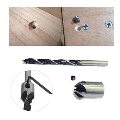 Set 7 Burghie Laserline cu Zencuitor Limitare profunzime