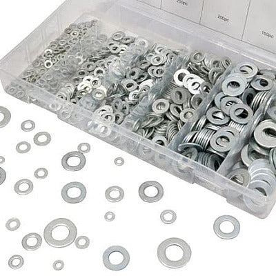 Kit 900 de garnituri plate din otel A3, include 6 dimensiuni diferite: M3 M4 M5 M6 M7 M8 M10
