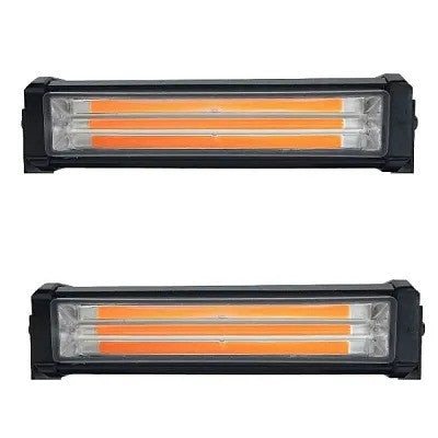 Set 2X Rampa avertizare galbena 3 LED COB
