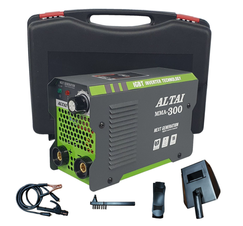 Invertor pt. sudura la valiza MMA300 (verde)ALTAI