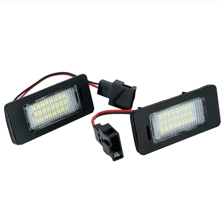 Set 2 Lampi iluminare numar Audi A7, Volkswagen  fara eroare bec ars