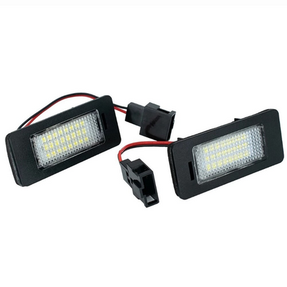 Set 2 Lampi iluminare numar Audi A7, Volkswagen  fara eroare bec ars