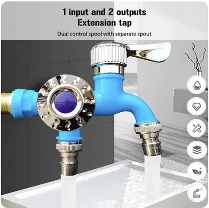 Robinet cu control dublu si Ieșiri duble