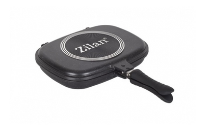 Tigaie dubla ZILAN ZLN-9522,culoare negru Diametru 30 cm, garnitura silicon rezerva