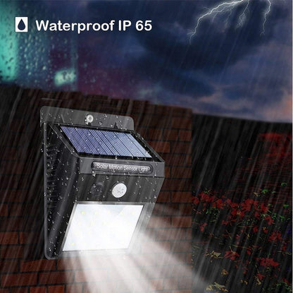 Set 4buc Lampă Solară LED cu senzor miscare si lumina