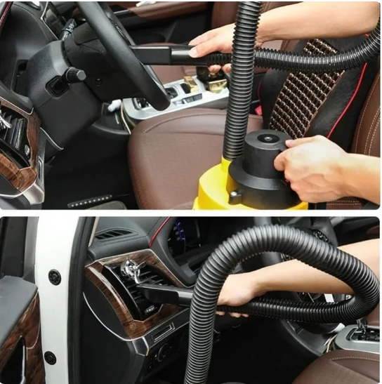 Aspirator auto portabil cu furtun flexibil (umed / uscat)