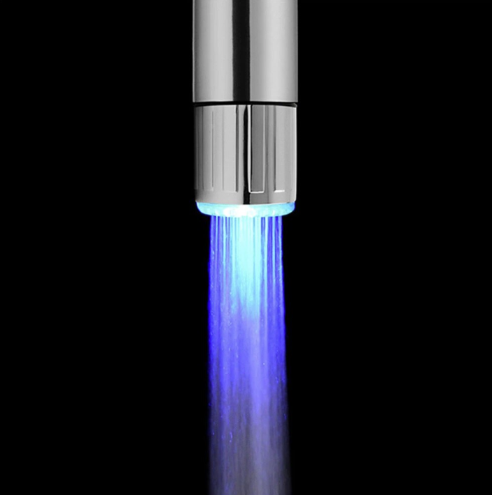 Cap de robinet cu LED si senzor de temperatura