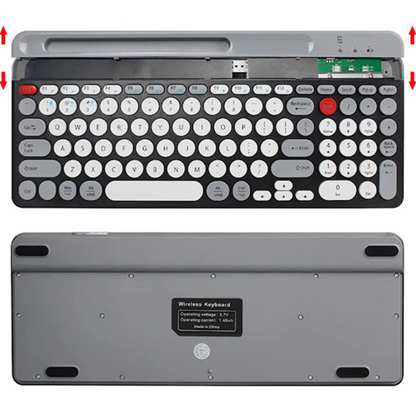 Tastatura cu Bluetooth si Suport pentru Telefon QK8066