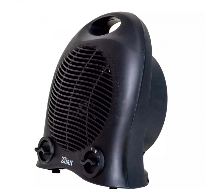Aeroterma Floria ZLN6152 Neagra, 2 trepte de putere, indicator luminos