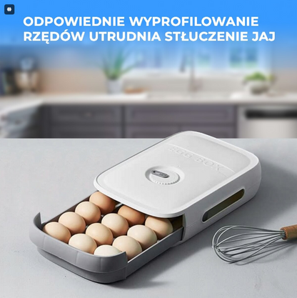 Cutie cu sertar pentru depozitare oua