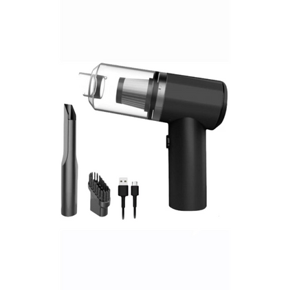 Aspirator auto Fara fir 2in1 120 W Lumina LED Negru