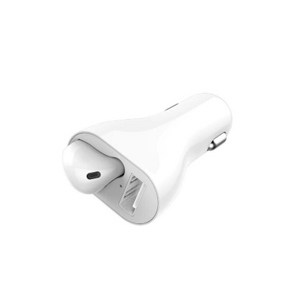 Set 2 in 1 Incarcator auto cu Casca bluetooth