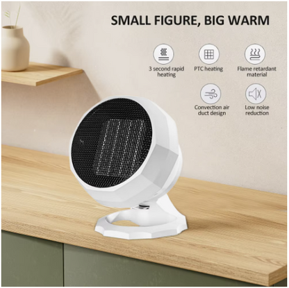 Mini Aeroterma 2 In 1 Cu Functie De Ventilator 1800W Q NF001