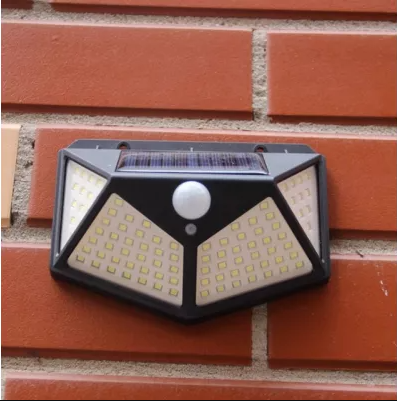 Set 3 Lampi ULTRA 100 LED Solare cu senzor de miscare si lumina 3 moduri ILUMINARE