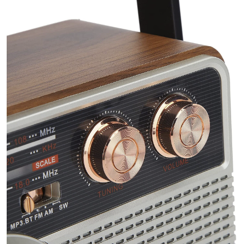 Radio FM model RETRO portabil Q FM01 Bluetooth USB AUX