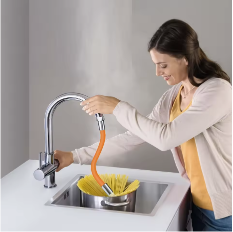 Set 2 x Prelungitor Flexibil Tip Furtun pentru Robinet 50 CM