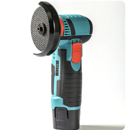 Polizor unghiular electric portabil cu 1acumulator Li Ion 12V