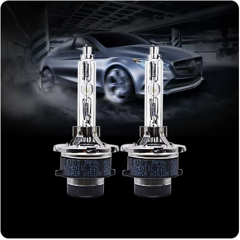 Set 2 becuri Xenon metalice D2S White auto pentru far
