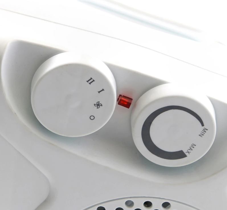 Aeroterma de podea Alba, putere 2000W, indicator luminos, termostat reglabil