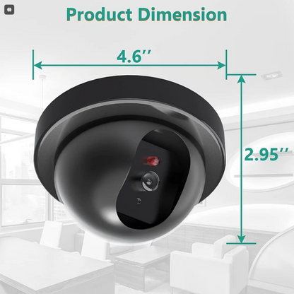 Camera supraveghere video FALSA interior-exterior cu led indicator rosu