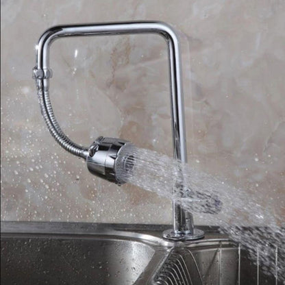 Extensie flexibilă pentru robinet, cu rotație 360° și filtru de apă