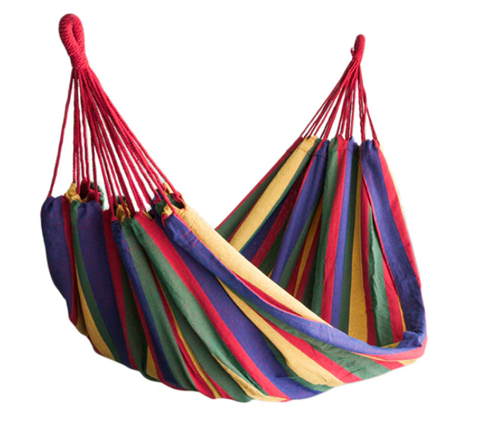 Hamac multicolor, ideal pentru gradina ta SUNSMILE