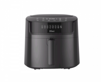 Friteuza cu aer cald Zilan ZLN7999 Negru, putere 1800 W, ecran digital, panou cu comenzi tactile