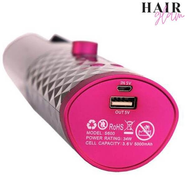 Ondulator automat cu temperatura reglabila, alimentare USB