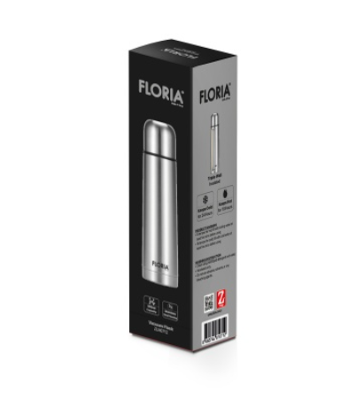 Termos Floria ZLN0729 din inox, capacitate 750ml, metine rece pana la 24 ore si cald pana la 18 ore